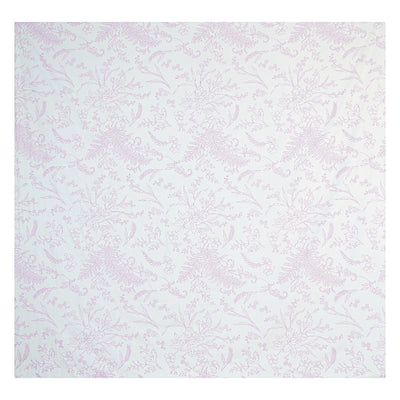 Lilac Frond Etching Double Bedsheet