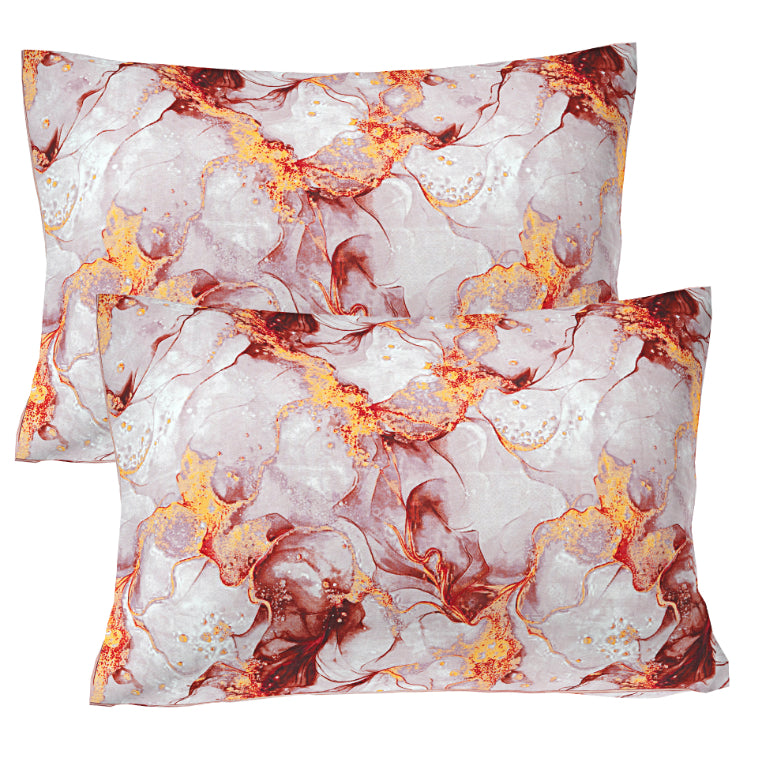 Bronze Molten Texture Double Bedsheet