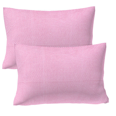 Coral Radiant Texture Double Bedsheet