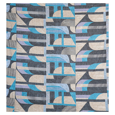 Metropolis Cubist Vision Double Bedsheet