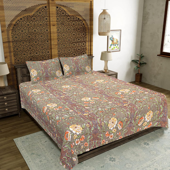 Seasonal Ancestral Petal Double Bedsheet