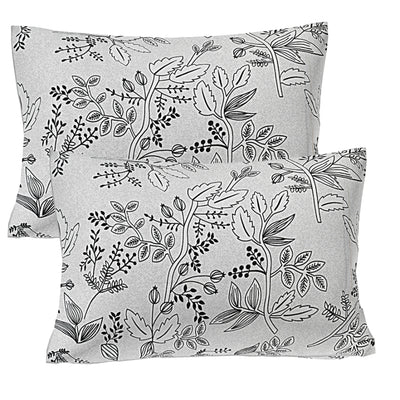 Ink Twilight Flora Double Bedsheet