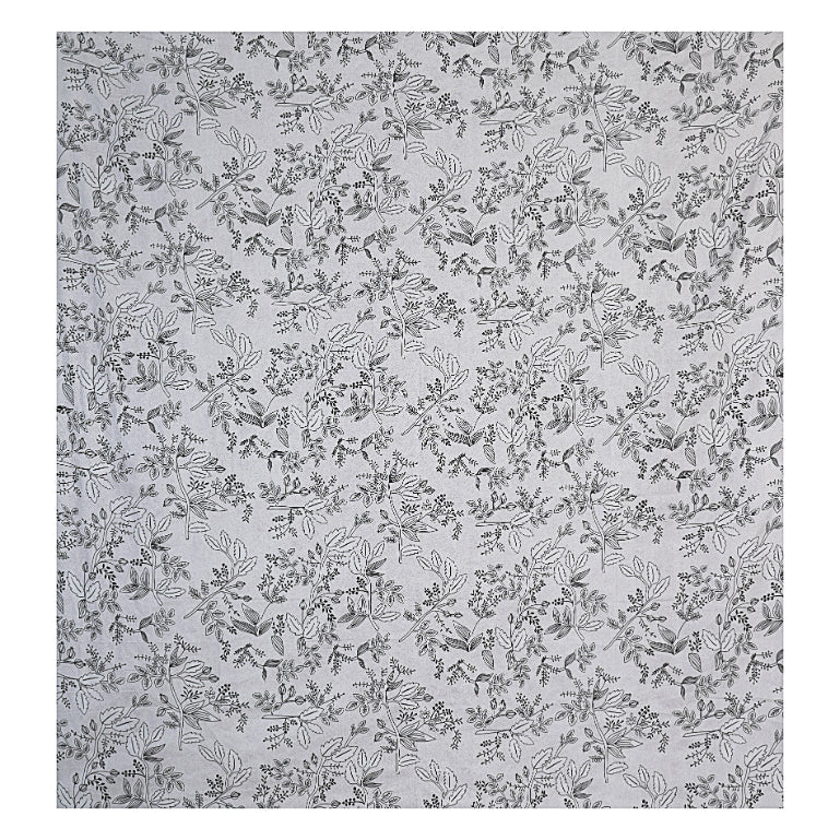 Ink Twilight Flora Double Bedsheet