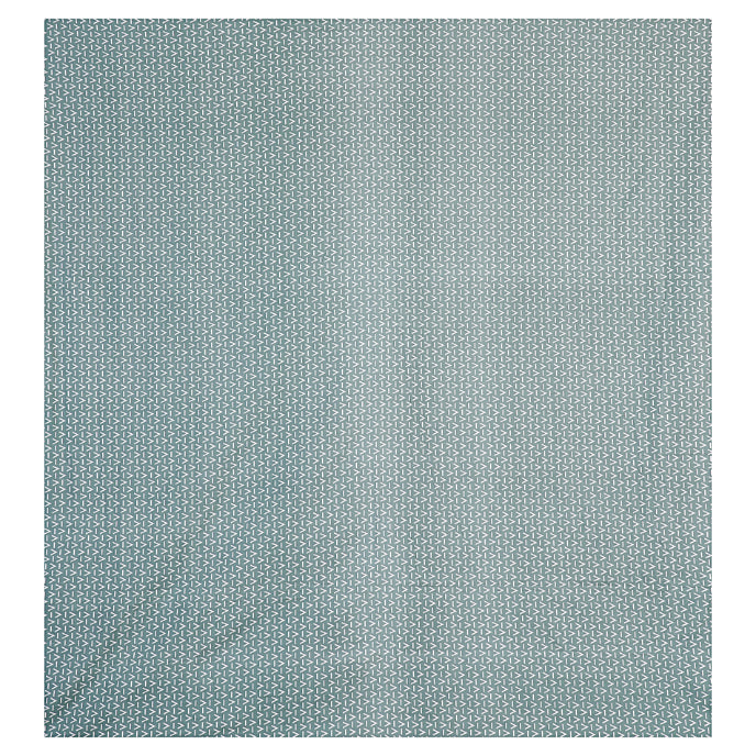 Arctic Blue V-Pattern Double Bedsheet