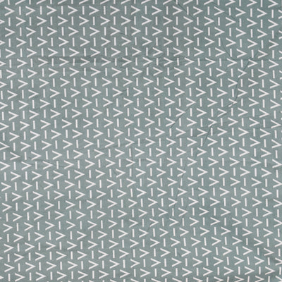 Arctic Blue V-Pattern Double Bedsheet
