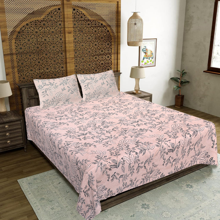 Pastel Weeping Shadow Double Bedsheet
