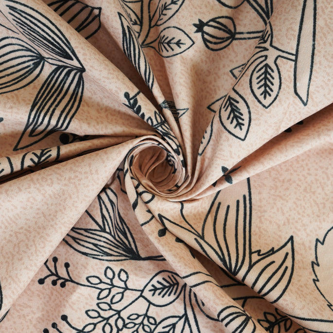 Pastel Weeping Shadow Double Bedsheet