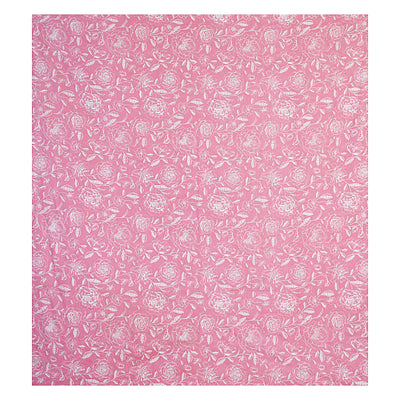 Neon Magenta Charcoal Double Bedsheet