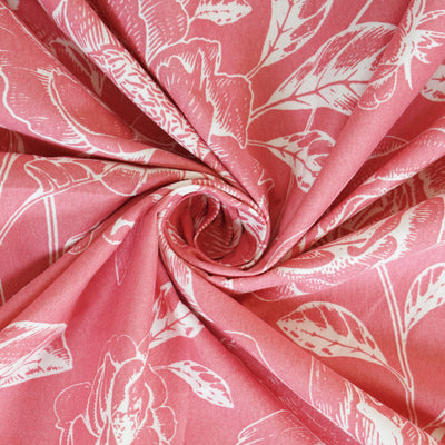 Neon Magenta Charcoal Double Bedsheet