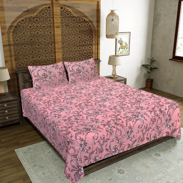 Mahogany Legacy Stamp Double Bedsheet