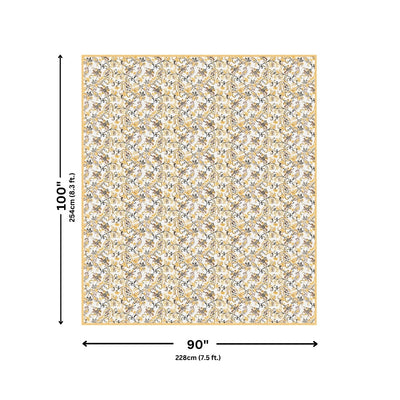 The Golden Paisley Reversible Double Bed Dohar