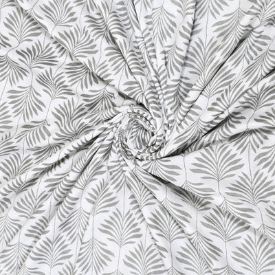 Elegance Cherry Block Print 400 TC Pure Premium MulMul Cotton Single Bed Dohar