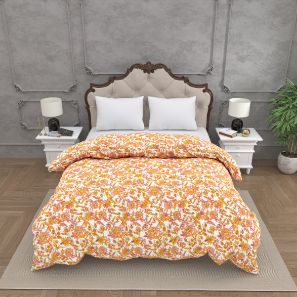 Sunset Bagh Double Bed Reversible Quilt Comforter