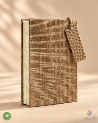 Natural Weave Journal – Handcrafted Upcycled Fabric Diary