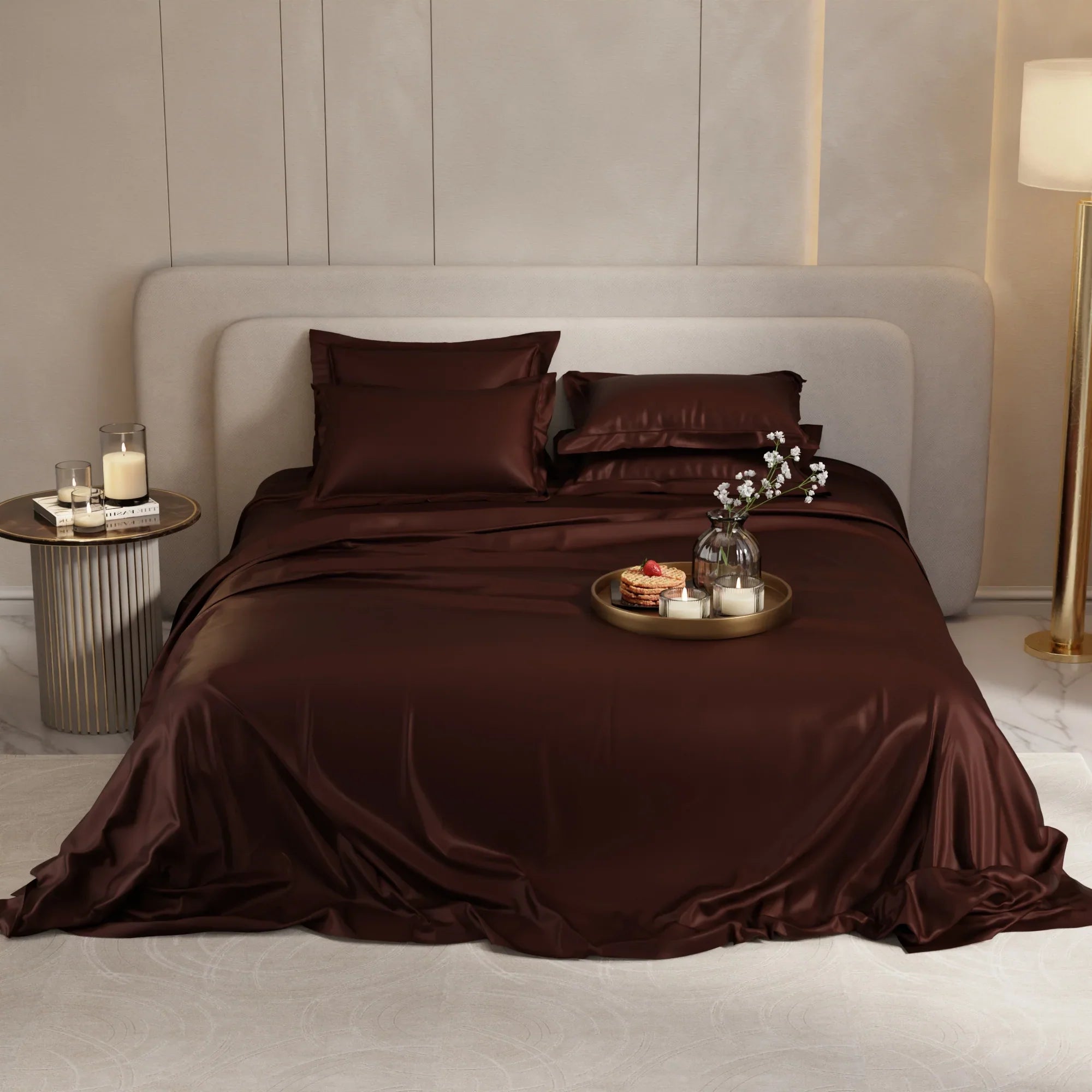 Hot Chocolate Flat Bedsheet Set