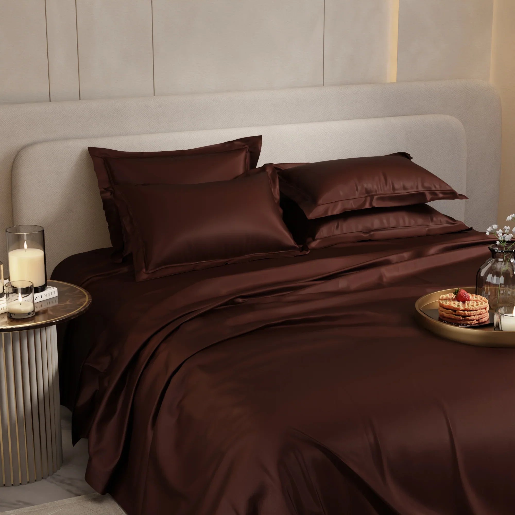 Hot Chocolate Flat Bedsheet Set