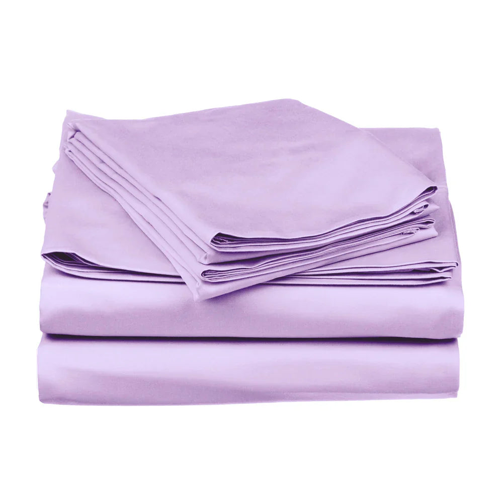 Lilac Affair Flat Bedsheet Set