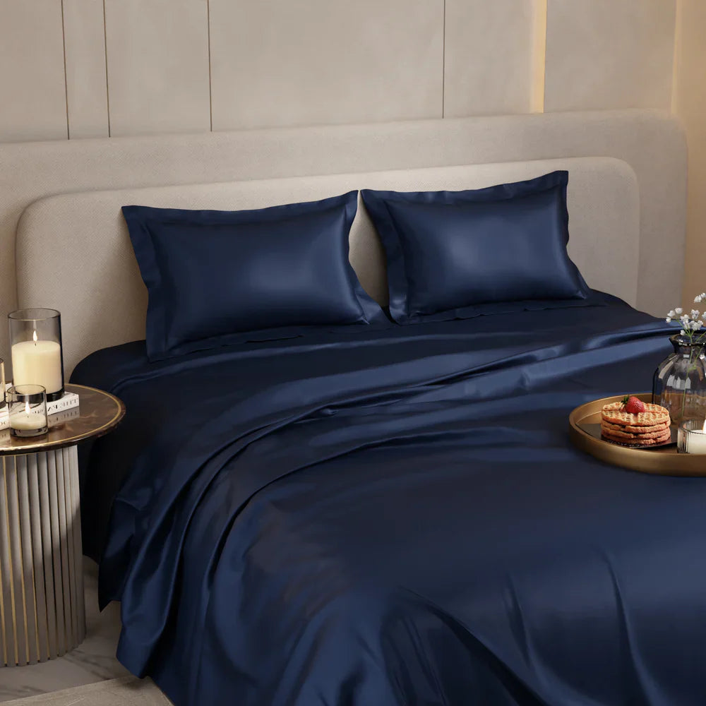 Majestic Ink Flat Bedsheet Set