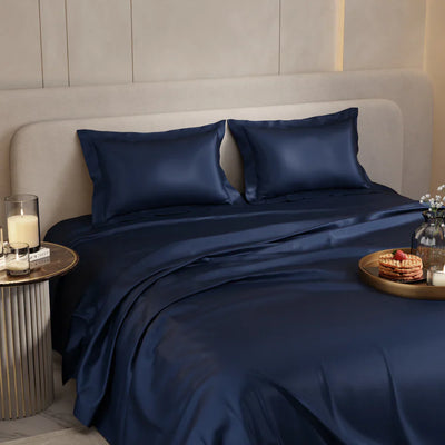Majestic Ink Flat Bedsheet Set
