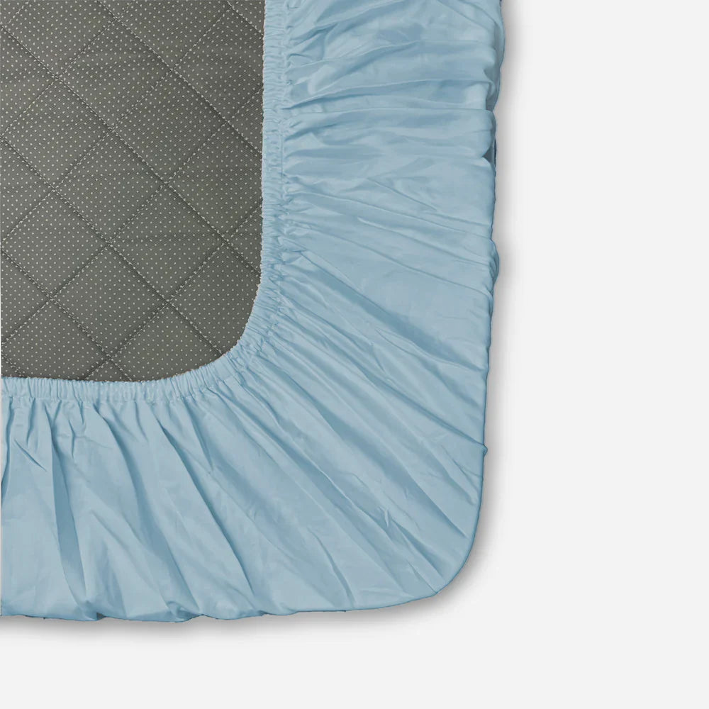 Dreamy Blue Fitted Bedsheet Set