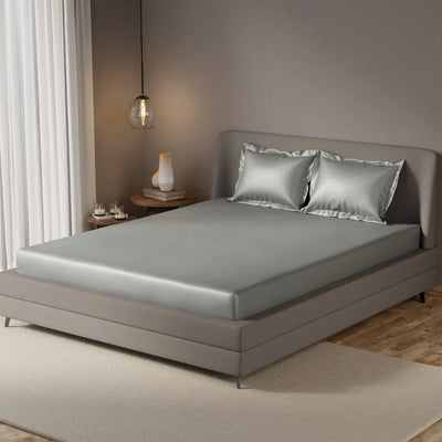 Harbour Mist Grey Fitted Bedsheet Set