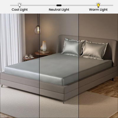 Harbour Mist Grey Fitted Bedsheet Set