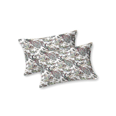 Mayura Royal Feather Mint Garden Pure Cotton King Size Bedsheet
