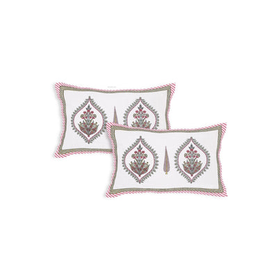 Pomegranate Bouquet Blush Pink Pure Cotton King Size Bedsheet