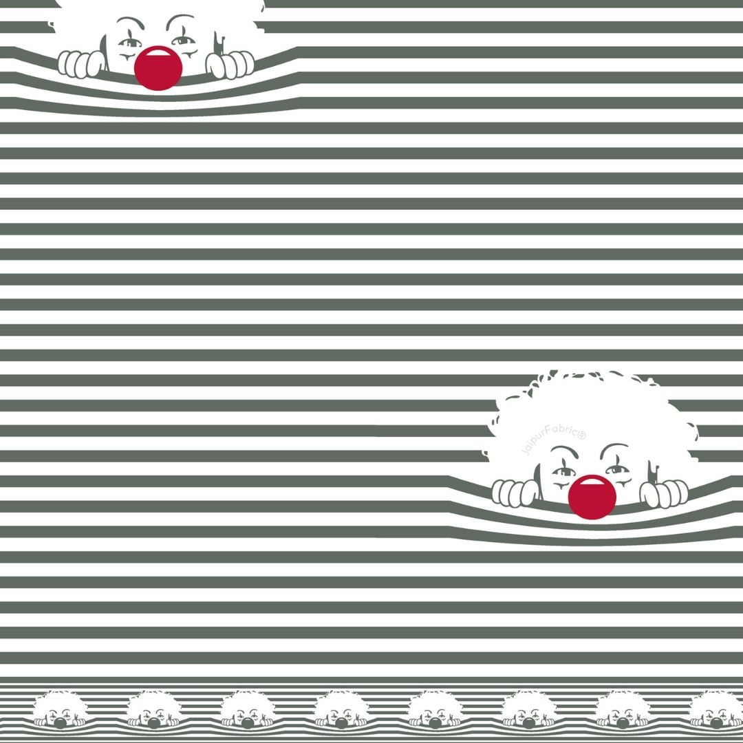 Grey Sleeping Cat Print Pure Cotton King Size Bedsheet