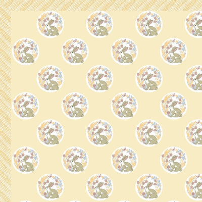 Primrose Yellow Palm Oasis King Size Pure Cotton Bedsheet