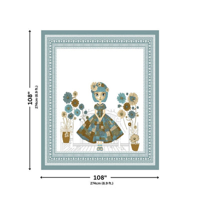 Coral King Size Pure Cotton Bedsheet