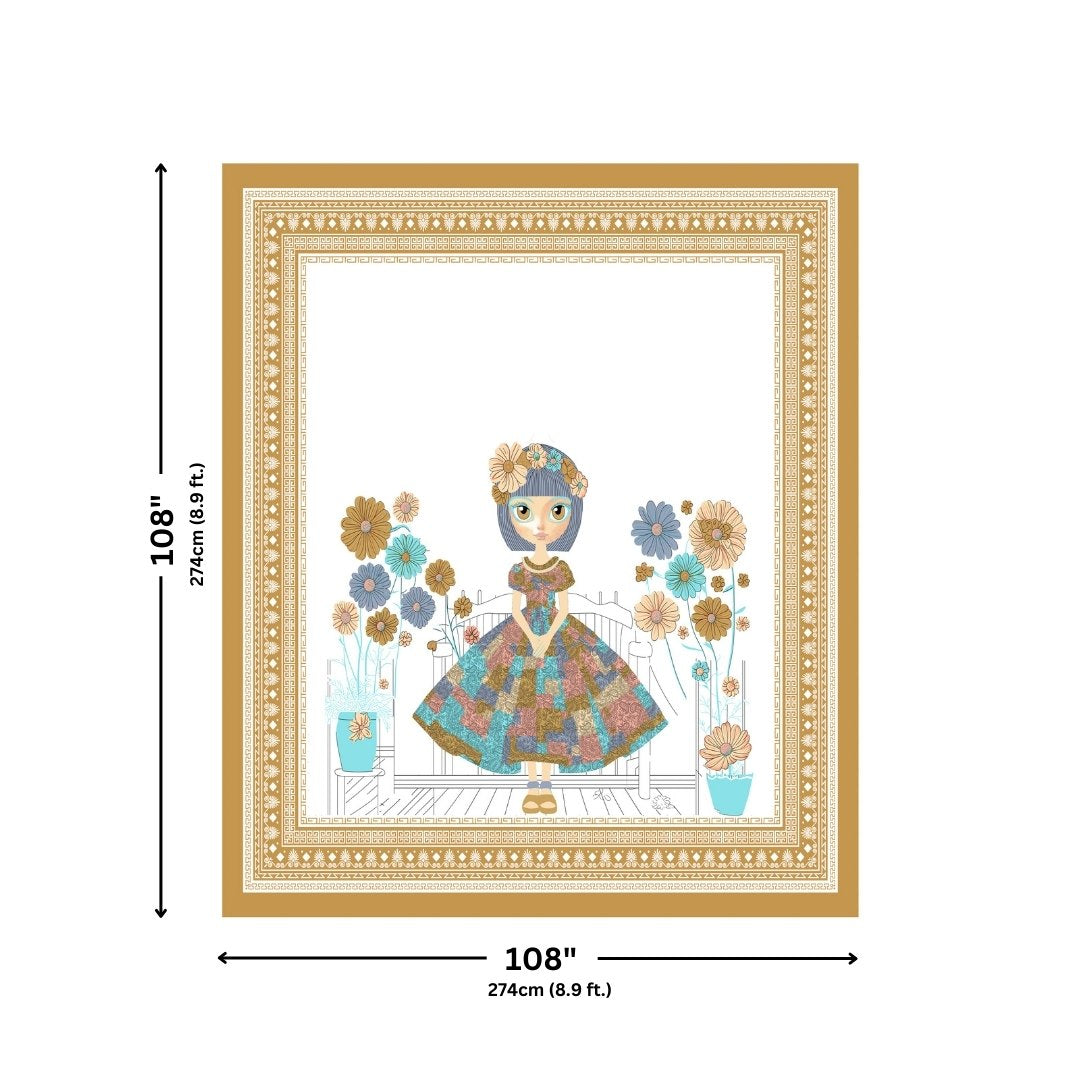 Yellow King Size Pure Cotton Bedsheet