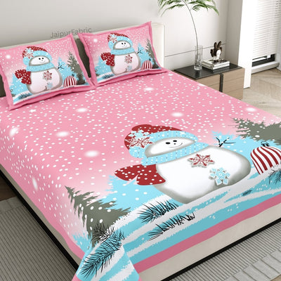 Rose Pink King Size Pure Cotton Bedsheet