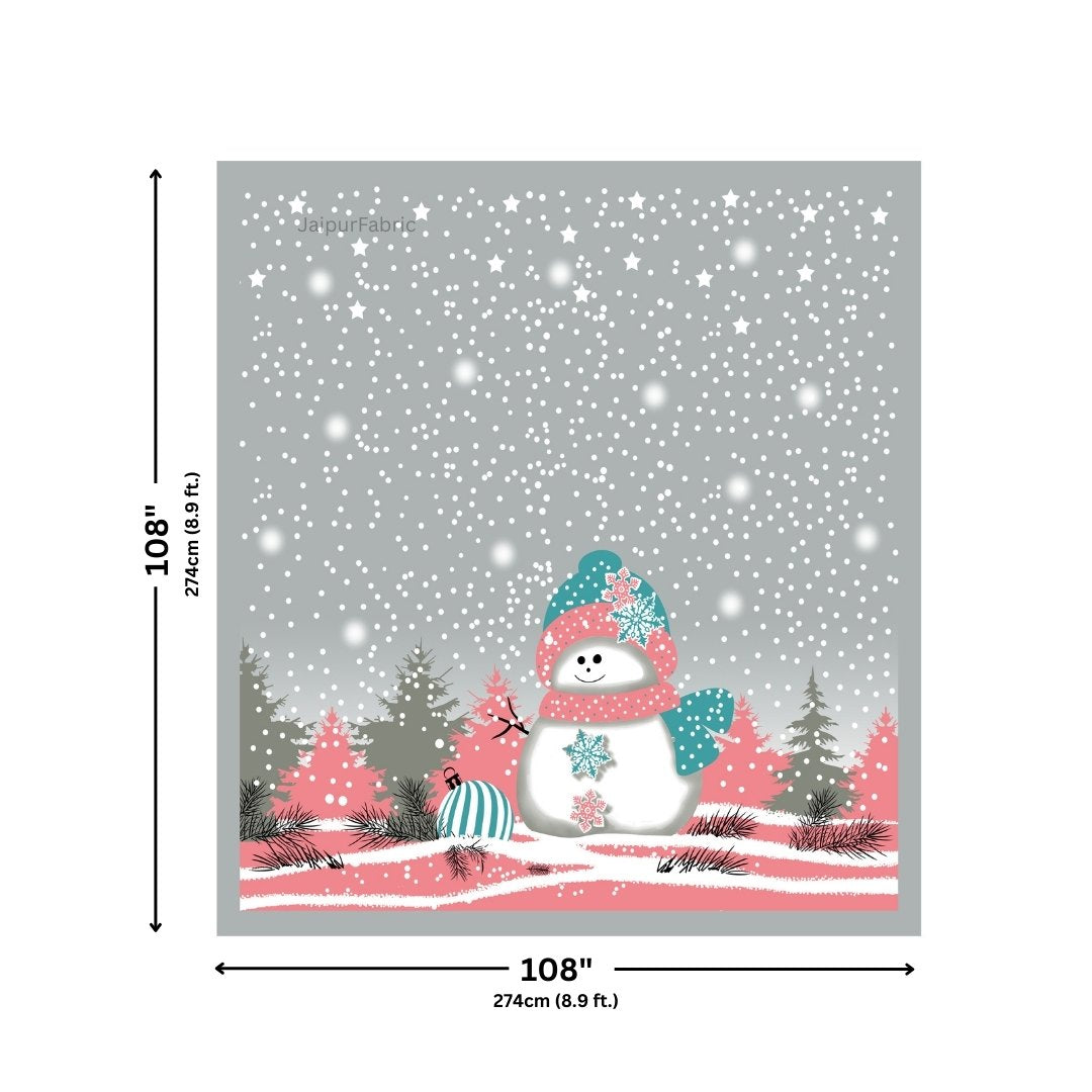 Grey Ice King Size Pure Cotton Bedsheet