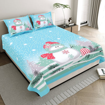 Mist Grey King Size Pure Cotton Bedsheet