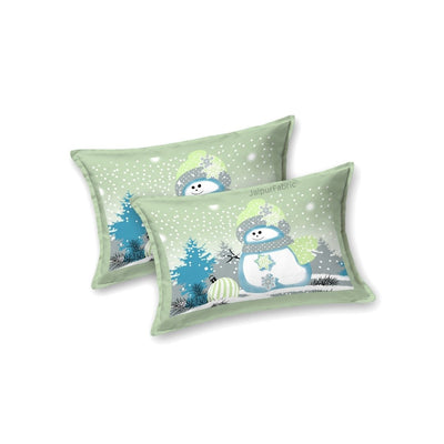 Holly Green King Size Pure Cotton Bedsheet