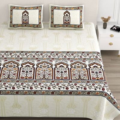 Meher Mahal Pure Cotton Festive King Size Bedsheet