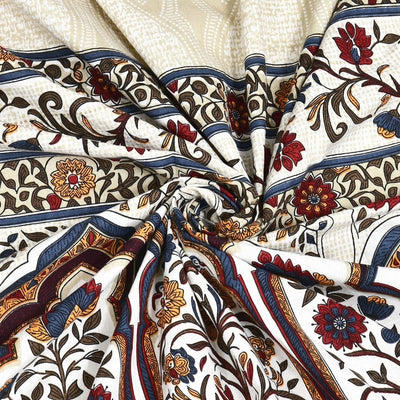 Meher Mahal Pure Cotton Festive King Size Bedsheet
