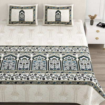 Neel Jharokha Pure Cotton Festive King Size Bedsheet