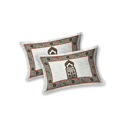 Gulnaar Jharokha Pure Cotton Festive King Size Bedsheet