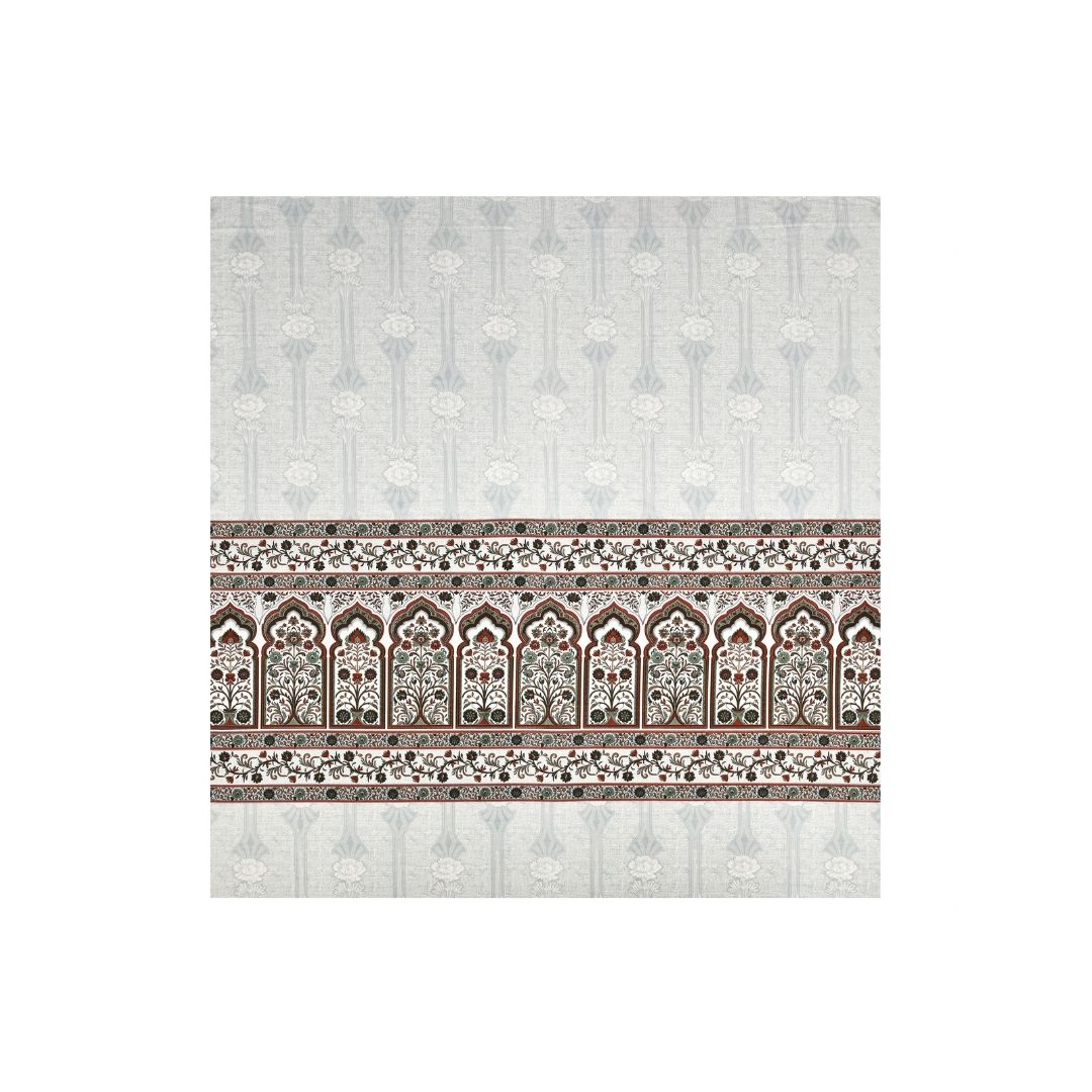 Gulnaar Jharokha Pure Cotton Festive King Size Bedsheet