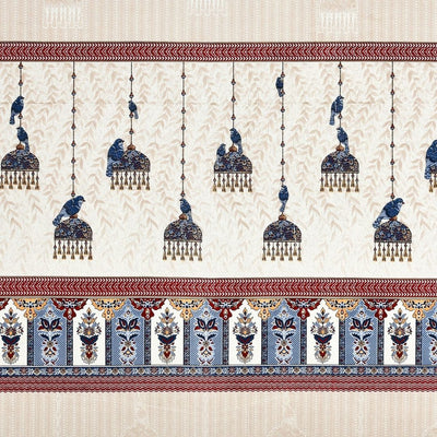 Mayur Jharokha Pure Cotton Festive King Size Bedsheet