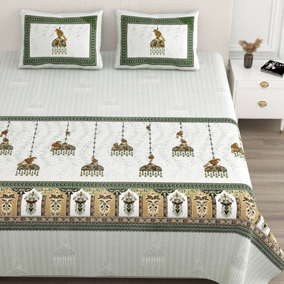 Hari Mayur Pure Cotton Festive King Size Bedsheet