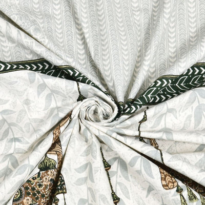 Hari Mayur Pure Cotton Festive King Size Bedsheet