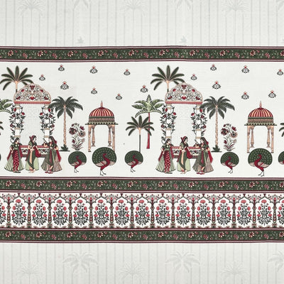 Rajwadi Utsav Pure Cotton Festive King Size Bedsheet
