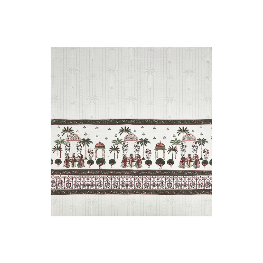 Rajwadi Utsav Pure Cotton Festive King Size Bedsheet