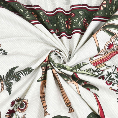 Rajwadi Utsav Pure Cotton Festive King Size Bedsheet