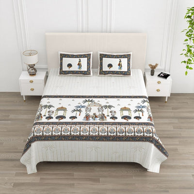 Neel Rajwadi Utsav Pure Cotton Festive King Size Bedsheet