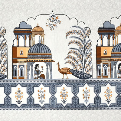 Neel Rajmahal Pure Cotton Festive King Size Bedsheet