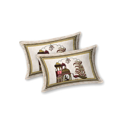 Gulabi Rajmahal Pure Cotton Festive King Size Bedsheet